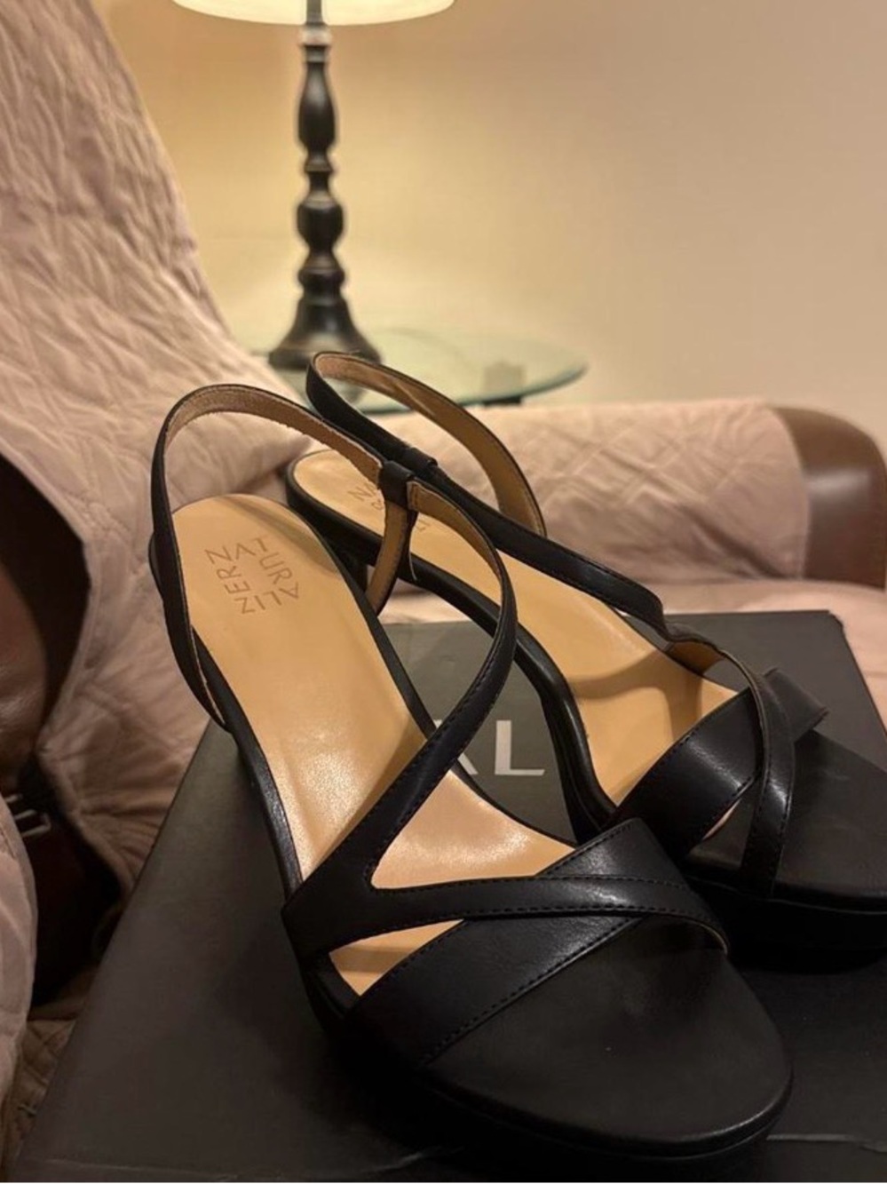 Naturalizer Abby Platform Sandal black